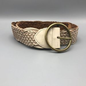 Linea Pelle Leather Braided Belt